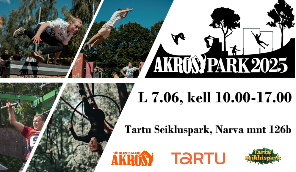 AkrosPark 2025 on liikumise ja sportimise sündmus, kus kohtuvad võitluslikkus ja loomingulisus, loodus ja linnalik tänavasport, vanad ja uued sõbrad...
The post